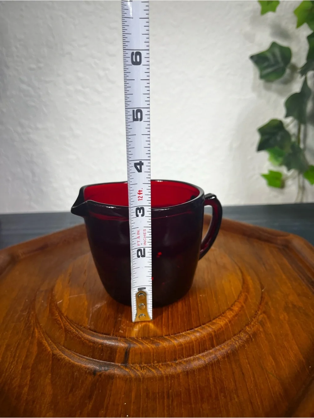 Vintage Anchor Hocking Royal Ruby Red Glass Cream Replacement